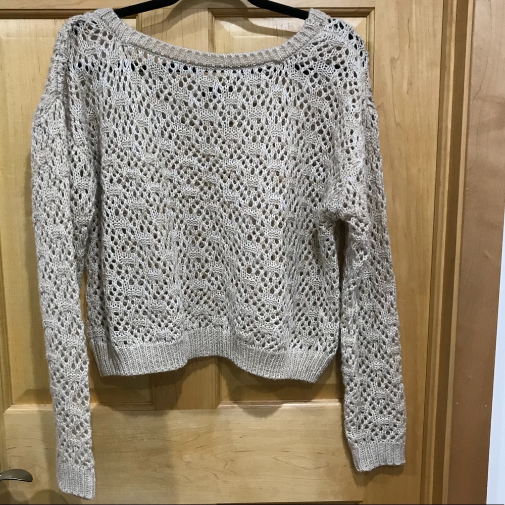 A.N.A. Long sleeve loose knit sweater size M